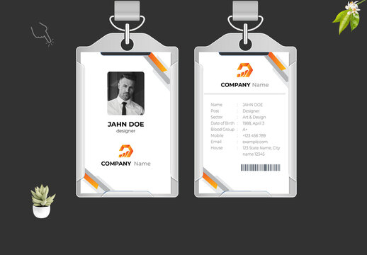 Identity Card Layout