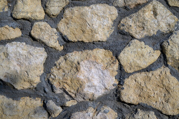 real stone wall as background