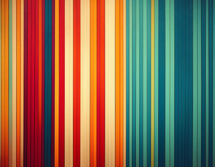 Obraz premium Retro Abstract Stripe Design- A vibrant background featuring retro stripes and patterns_1(407)