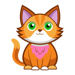 Obraz premium cat sticker image colorful style