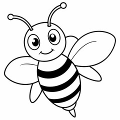 cute bee and honey vector files