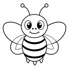 cute bee and honey vector files