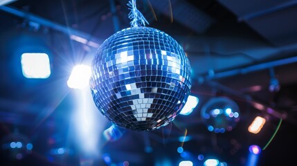 Disco Ball Hanging From Ceiling