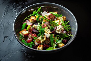 Salty pancetta and sweet dates balance out the flavors