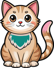 Fototapeta premium cat sticker picture
