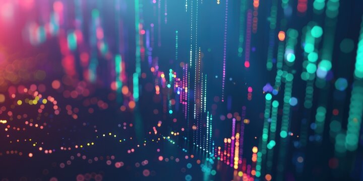a?'imagine: Dynamic scatter plot highlighting the strong positive link between stock prices and trading volume, reflecting increased investor activity and interest.