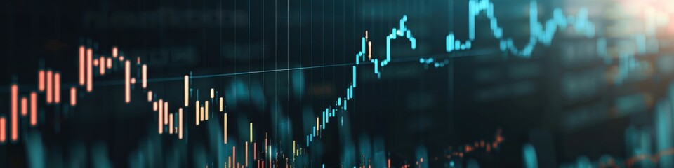 Elegant and minimalist stock chart showing a consistent upward trend, highlighting gradual price growth.