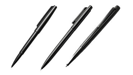 Set of Elegant Chopsticks Isolated on Transparent Background