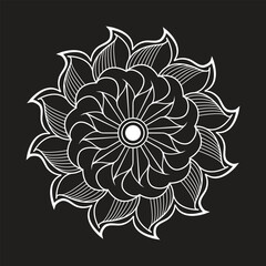 Exclusive unique vector eps mandala graphics for free download