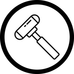 Reflex Hammer Icon Design