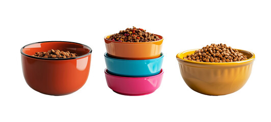  Colorful Plant Pots Isolated on Transparent Background