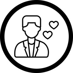 Groom Icon Design