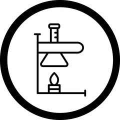 Bunsen Burner Icon Design
