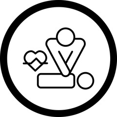 Cpr Vector Icon Design