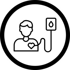 Fototapeta premium Donor Vector Icon Design