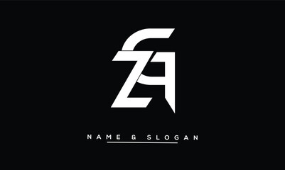 ZG, GZ, Z, G Abstract Letters Logo Monogram
