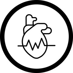 Heart Rate Vector Icon Design