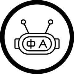 Translation Vector Icon Design