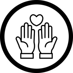 Prayer Vector Icon Design