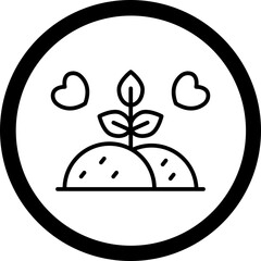 Plant Tree Vector Icon Design