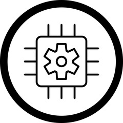 Artifical Intelligence Vector Icon Design