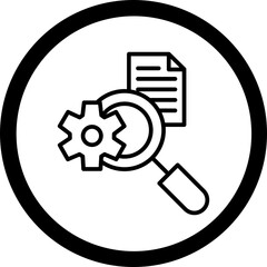 Advanced Search Vector Icon Design