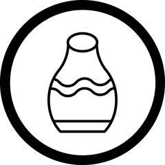 Pottery Vector Icon Design