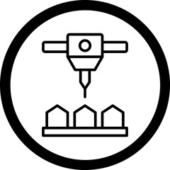 Industrial Production Icon Design