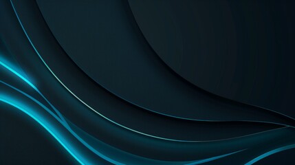 Abstract background with smooth wavy shapes and glowing lines creating a sense of elegance and movement