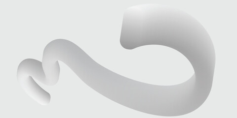 WHITE GRAY GRADIENT SPIRAL 3D BACKDROP WEBBANNER FOR BUSINESS PRESENTATION