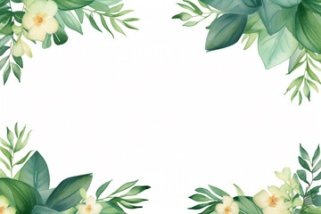 Obraz premium Artistic Watercolor Sunflower Symphony Botanical Watercolor Calla Lily Canopy