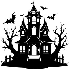 HAUNTED HOUSE SVG , Halloween Bundle Svg, Haunted House Svg Bundle, Haunted House Clipart, Haunted House Svg Cut Files for Cricut