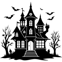 HAUNTED HOUSE SVG , Halloween Bundle Svg, Haunted House Svg Bundle, Haunted House Clipart, Haunted House Svg Cut Files for Cricut