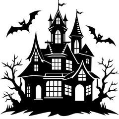 HAUNTED HOUSE SVG , Halloween Bundle Svg, Haunted House Svg Bundle, Haunted House Clipart, Haunted House Svg Cut Files for Cricut