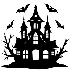 HAUNTED HOUSE SVG , Halloween Bundle Svg, Haunted House Svg Bundle, Haunted House Clipart, Haunted House Svg Cut Files for Cricut
