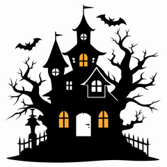 HAUNTED HOUSE SVG , Halloween Bundle Svg, Haunted House Svg Bundle, Haunted House Clipart, Haunted House Svg Cut Files for Cricut
