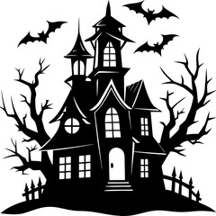 HAUNTED HOUSE SVG , Halloween Bundle Svg, Haunted House Svg Bundle, Haunted House Clipart, Haunted House Svg Cut Files for Cricut