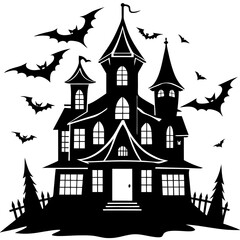 HAUNTED HOUSE SVG , Halloween Bundle Svg, Haunted House Svg Bundle, Haunted House Clipart, Haunted House Svg Cut Files for Cricut