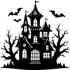 HAUNTED HOUSE SVG , Halloween Bundle Svg, Haunted House Svg Bundle, Haunted House Clipart, Haunted House Svg Cut Files for Cricut