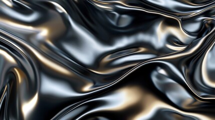 Abstract metallic texture with reflections