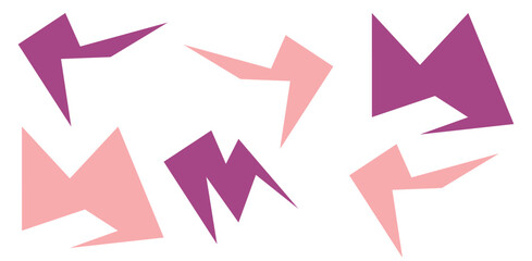 Simple background with irregular triangle pattern and some copy space area, Design 