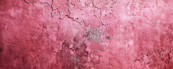 Obraz premium A bold pink background with a slight gradient and a rough texture, adding a sense of ruggedness and character.