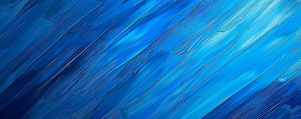 A bright blue background with a subtle texture of diagonal lines, adding depth and interest while maintaining the intensity of the color.