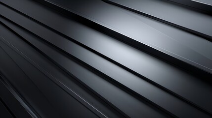 Obraz premium Abstract background with parallel lines forming a perspective, in black and white