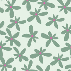 Seamless flowers pattern, floral print.
