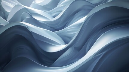 Obraz premium Smooth line abstract background with a wavy pattern, perfect for websites and presentations