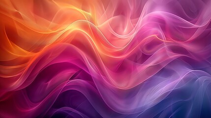 Fototapeta premium Shimmering abstract background with luminous, phosphorescent textures and intense, vivid colors that create a bold and captivating visual display. Watercolor style, high resolution Illustration, in