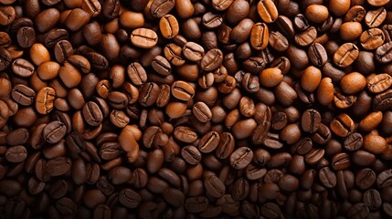 Obraz premium Coffee Beans Texture Background