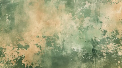 A painted paper texture with shades of green and brown