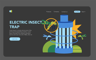 Insect Pests. Flat Vector Illustration